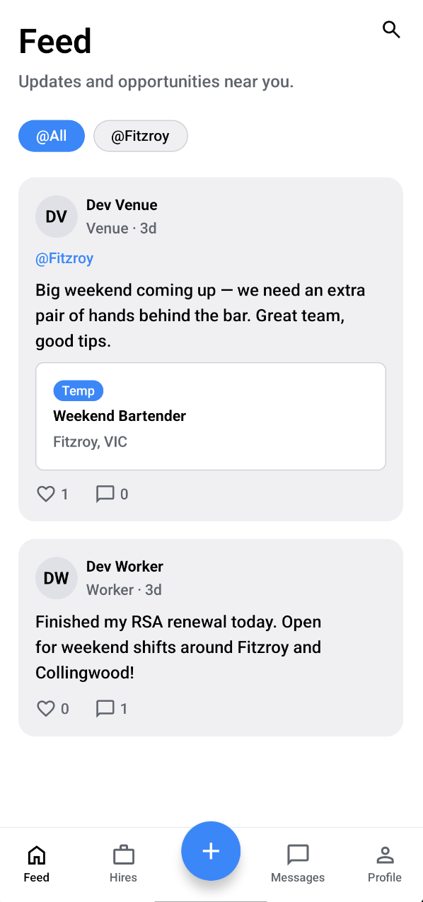 Cover app screenshot